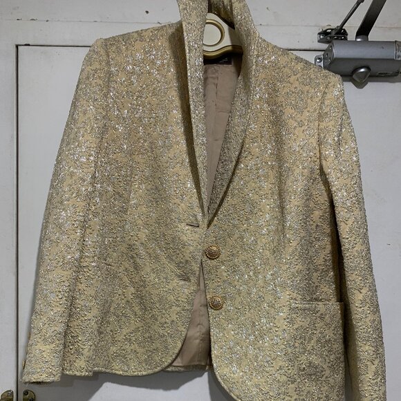 VINTAGE GIOVANNI OF ITALY CUSTOM TAILORING TORONTO EMBROIDERED BLAZERS SIZE L/XL - Picture 3 of 13